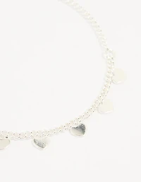 Silver Diamante Bow & Heart Bracelets 3-Pack