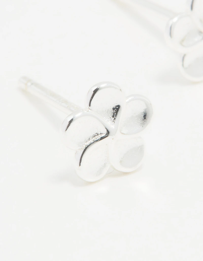 Boucles d’oreilles Frangipani en argent sterling
