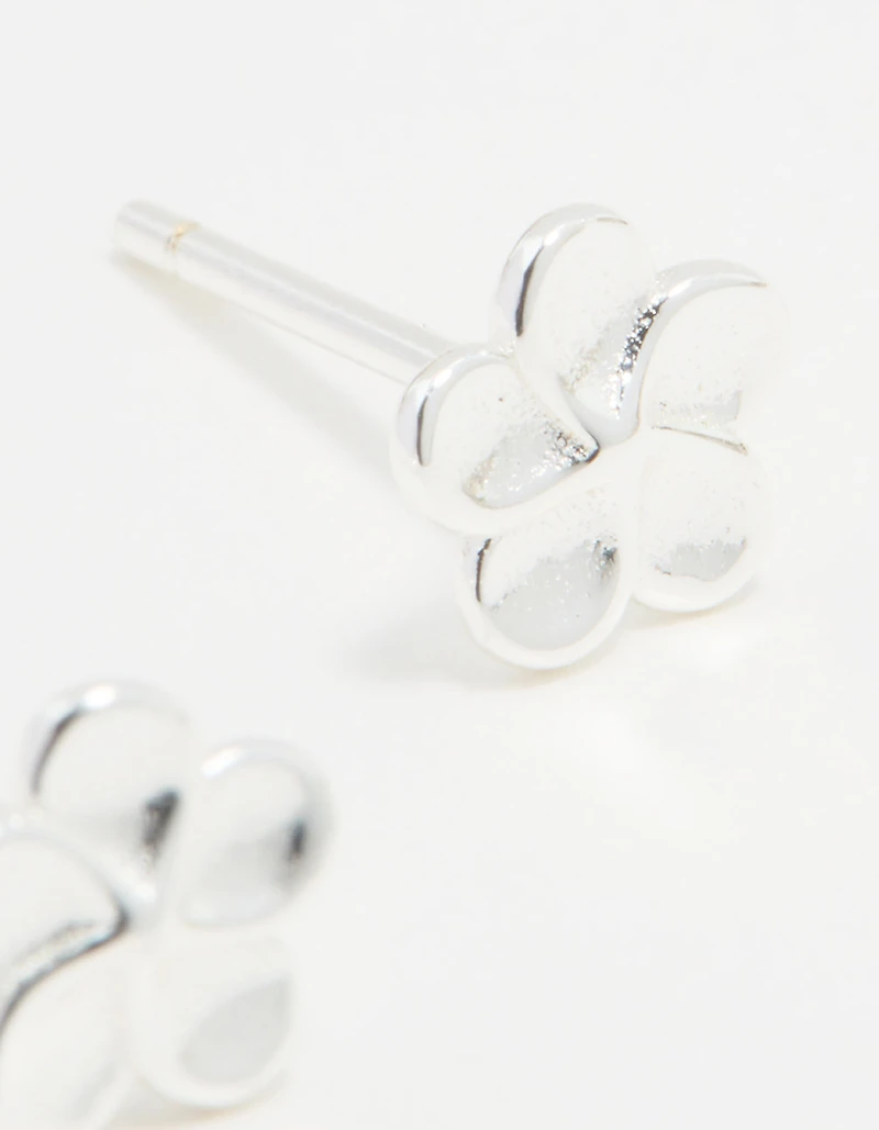 Boucles d’oreilles Frangipani en argent sterling