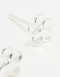 Boucles d’oreilles Frangipani en argent sterling