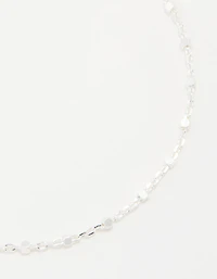 Bracelet chaîne en cube en argent sterling