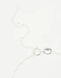 Bracelet chaîne en cube en argent sterling