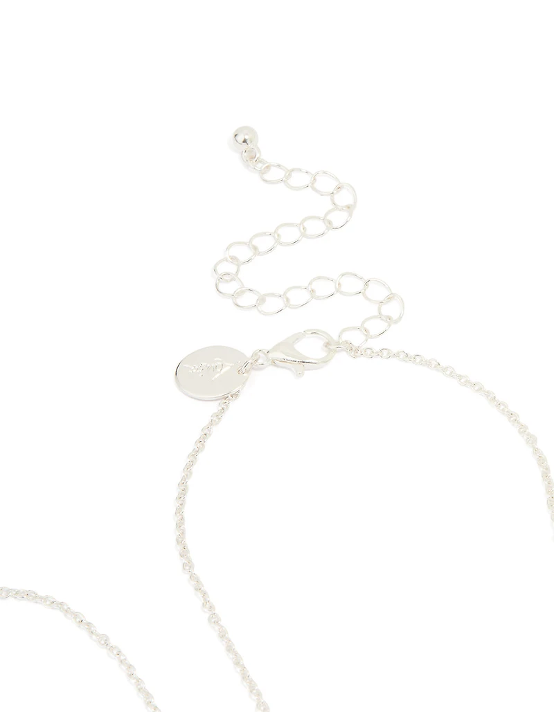 Kids Silver Friends Forever Necklaces 3-Pack