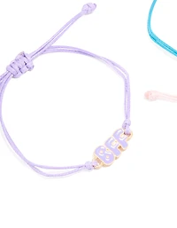Kids Pastel Bubble BFF Bracelets 3-Pack