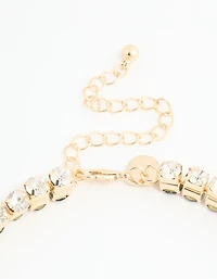 Gold Diamante Reversible Necklace