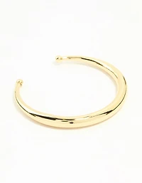 Gold Plated Open Wrist Cuff