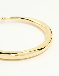 Gold Plated Open Wrist Cuff