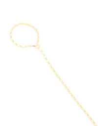 Gold Plated Plain Chain Hand Chain