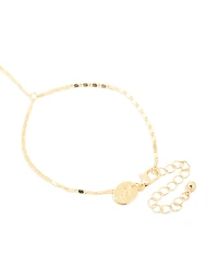 Gold Plated Plain Chain Hand Chain