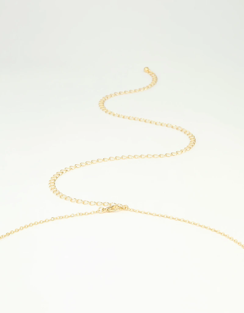 Gold Plated Freshwater Pearl Waist Chain
