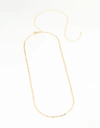 Gold Plated Plain Chain Waist Chain