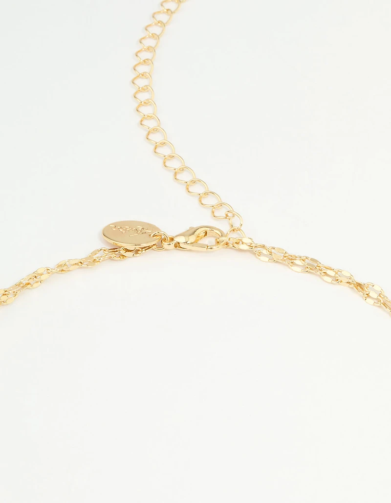 Gold Plated Plain Chain Waist Chain