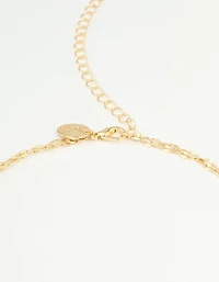 Gold Plated Plain Chain Waist Chain