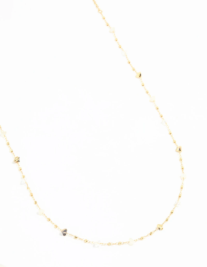 Gold Plated Semi Precious Stone Waist Chain