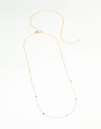 Gold Plated Semi Precious Stone Waist Chain