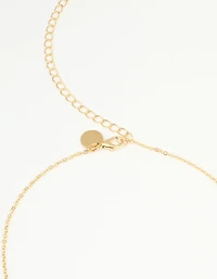 Gold Plated Semi Precious Stone Waist Chain