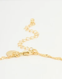 Gold Plated Heart Locket Necklace