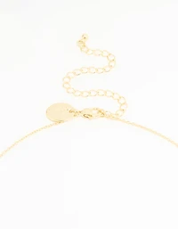 Gold Plated Bubble Taurus Necklace