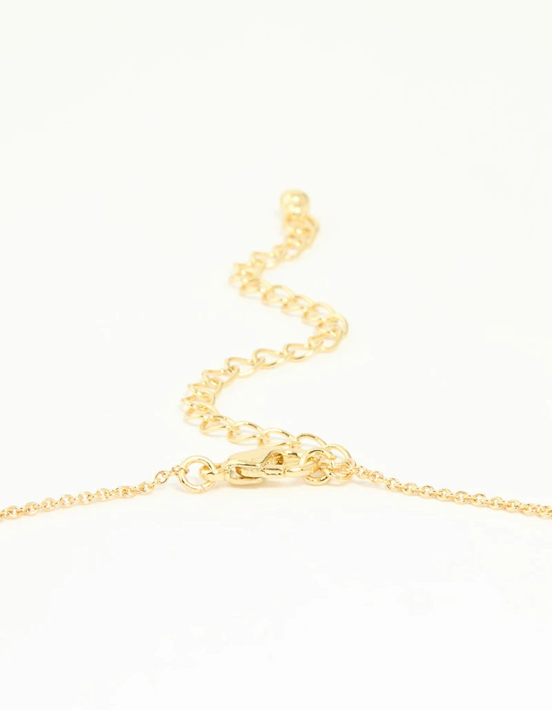 Gold Plated Bubble Scorpio Necklace