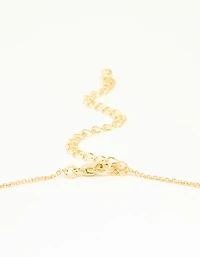 Gold Plated Bubble Scorpio Necklace