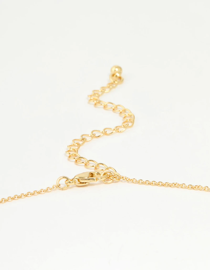 Gold Plated Bubble Sagittarius Necklace