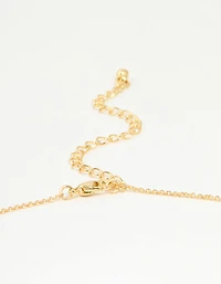 Gold Plated Bubble Sagittarius Necklace