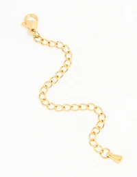 Waterproof Gold Plated Stainless Steel Necklace Extender Chain