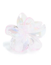 Iridescent Frangipani Claw Clip