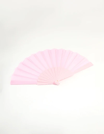 Pink Folding Fan