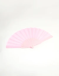 Pink Folding Fan