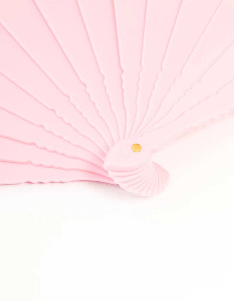 Pink Folding Fan