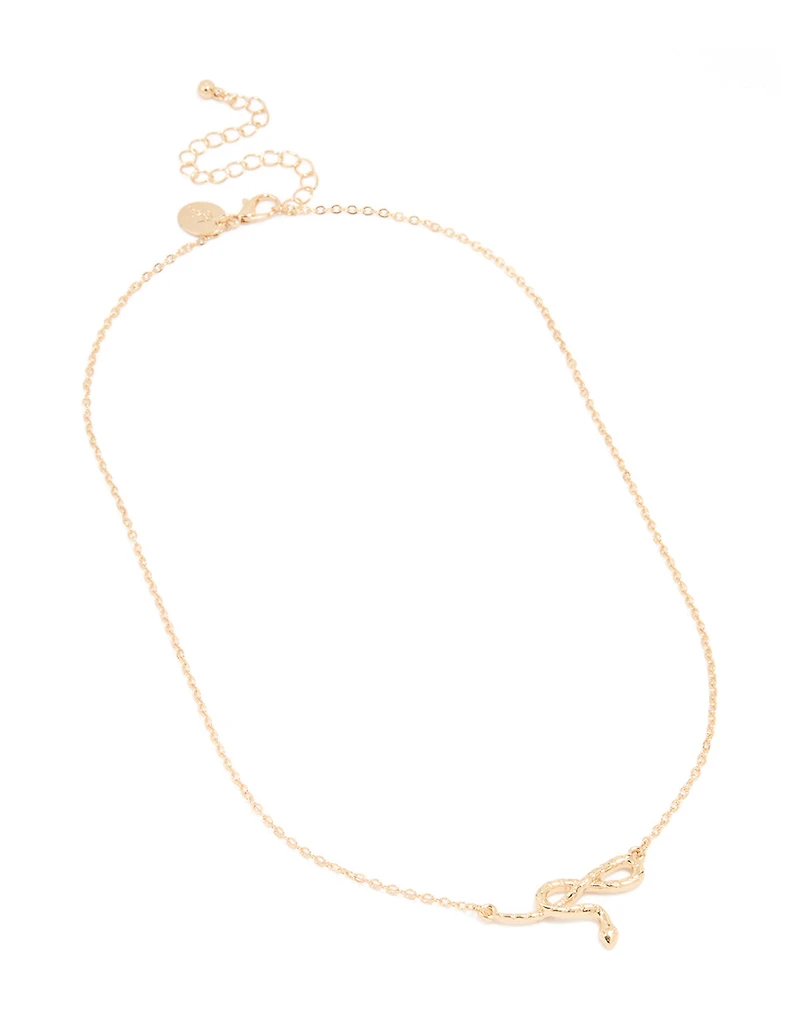 Collier Serpent Infini en Or
