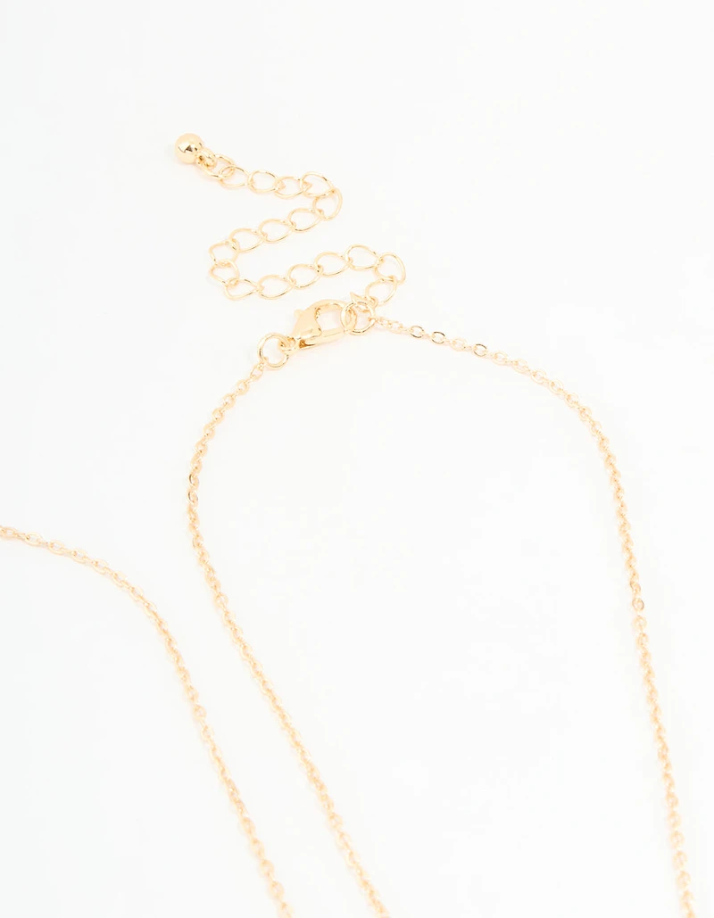 Kids Gold BFF Necklace & Earrings Pack