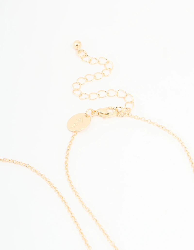 Kids Gold BFF Heart Necklaces 2-Pack