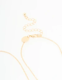 Kids Gold BFF Heart Necklaces 2-Pack