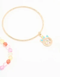 Kids Gold Bangles 5-Pack
