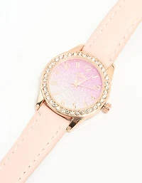 Kids Rose Gold Analogue Watch