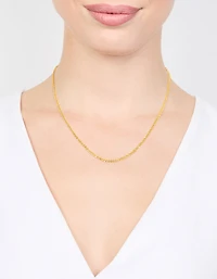 Waterproof Gold Plated Stainless Steel Twisted Short Chain Necklace