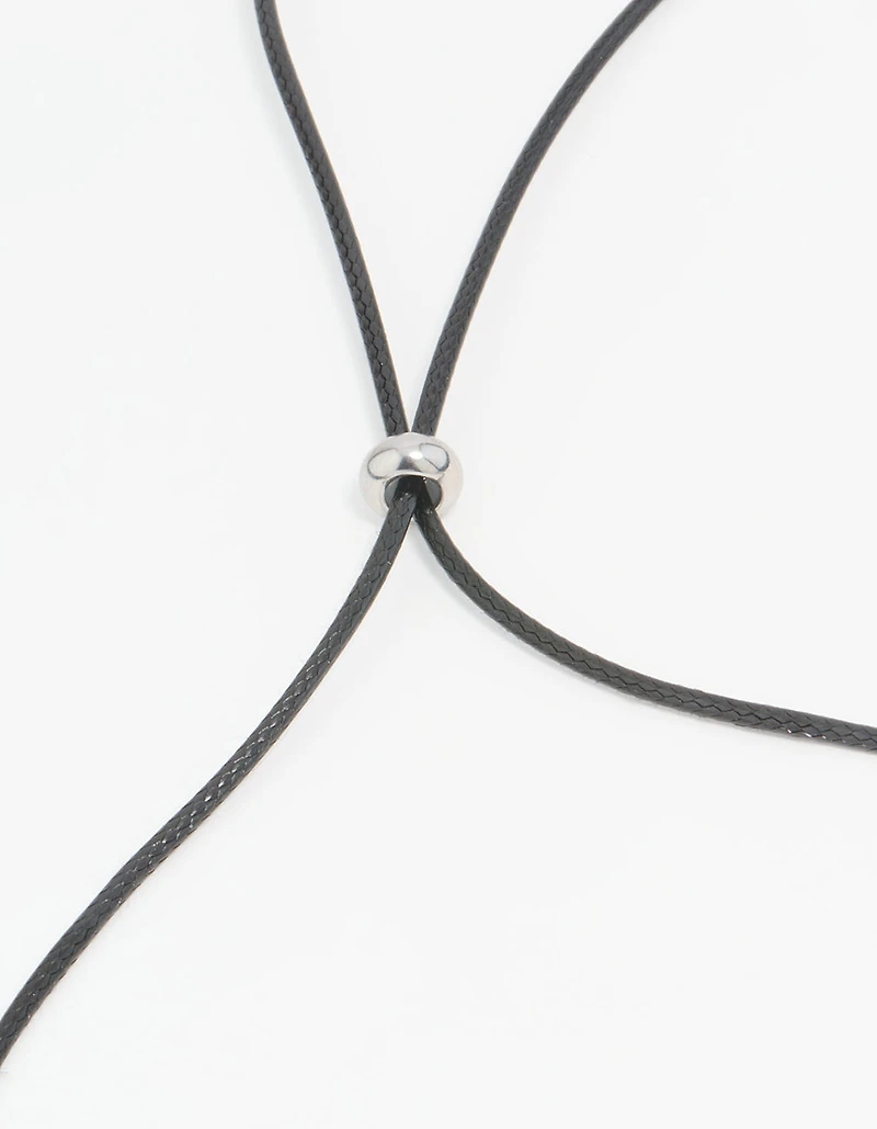 Waterproof Stainless Steel Cord Pendant Necklace
