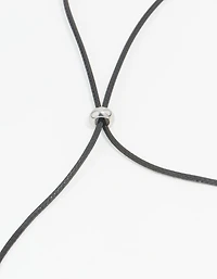Waterproof Stainless Steel Cord Pendant Necklace