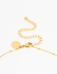 Waterproof Gold Plated Stainless Steel Pearl & Starfish Dainty Necklace