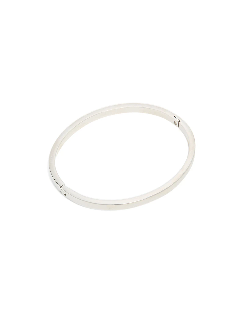Waterproof Stainless Steel Smooth Hinge Bangle