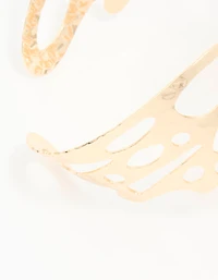 Gold Butterfly Arm Cuff