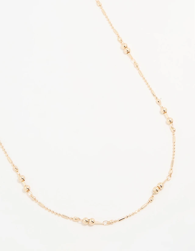 Gold Ball Fine Waist Chain