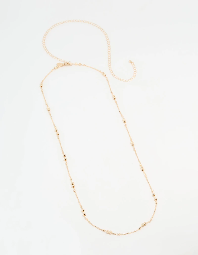 Gold Ball Fine Waist Chain