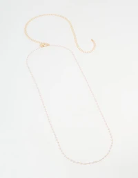 Gold Pearl Body Chain