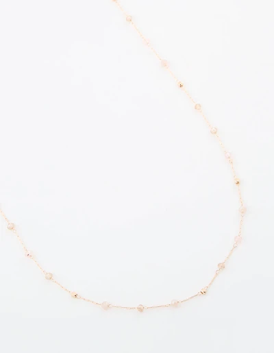 Gold Beaded Dainty Waist Chain