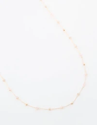 Gold Beaded Dainty Waist Chain