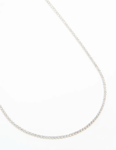 Silver Diamante Waist Chain