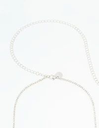 Silver Diamante Waist Chain